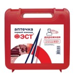 Аптечка первой помощи, Фэст р. 205х205х70мм арт. 1296 дорожная состав №3 футляр №6 (полистирол)