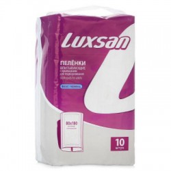 Пеленки впитывающие Люксан бейсик нормал 10 шт.