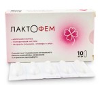 Лактофем, суппозитории вагинальные 2 г 10 шт молочная и гиалуроновая кислота экстракты трав