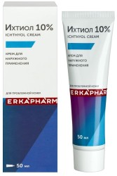 Крем Erkapharm Ихтиол 10% 50 мл