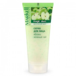 Скраб для лица Magic duet с экстрактом яблока и зеленого чая 95 мл