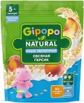 Каша молочная, Gipopo (Гипопо) 200 г овсяная с персиком с 5 мес пауч