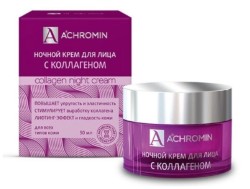 Крем для лица Achromin ночной с коллагеном для всех типов кожи 50 мл