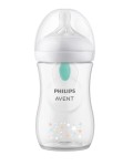 Бутылочка для кормления, Philips Avent (Филипс Авент) 260 мл SCY673/82 Нейчерал Респонс из полипропилена с силиконовой соской средний поток 0 мес голубая