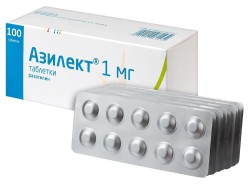 Азилект табл. 1 мг 100 шт.
