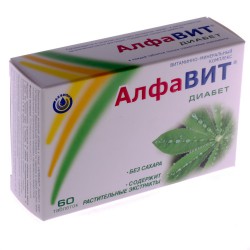 Алфавит диабет 60 шт. табл. 0.5 г