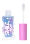 Блеск для губ, Love Generation (Лав Дженерейшн) 10 мл Смайл Итч тон 08 прозрачный с голубыми сияющими частицами