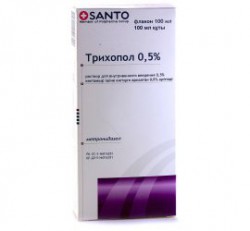 Трихопол р-р для в/в введ. 0.5% 100 мл 1 шт.