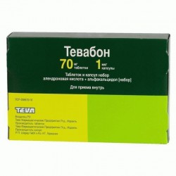 Тевабон таб. + капс. 70 мг+1 мкг 12+84 шт.