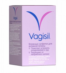 Салфетки влажные для интимной гигиены, Vagisil (Вагисил) №12