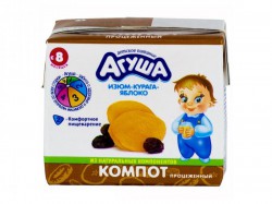 Компот Агуша изюм курага яблоко 200 г