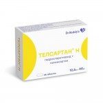 Телсартан Н, таблетки 12.5 мг+40 мг 28 шт